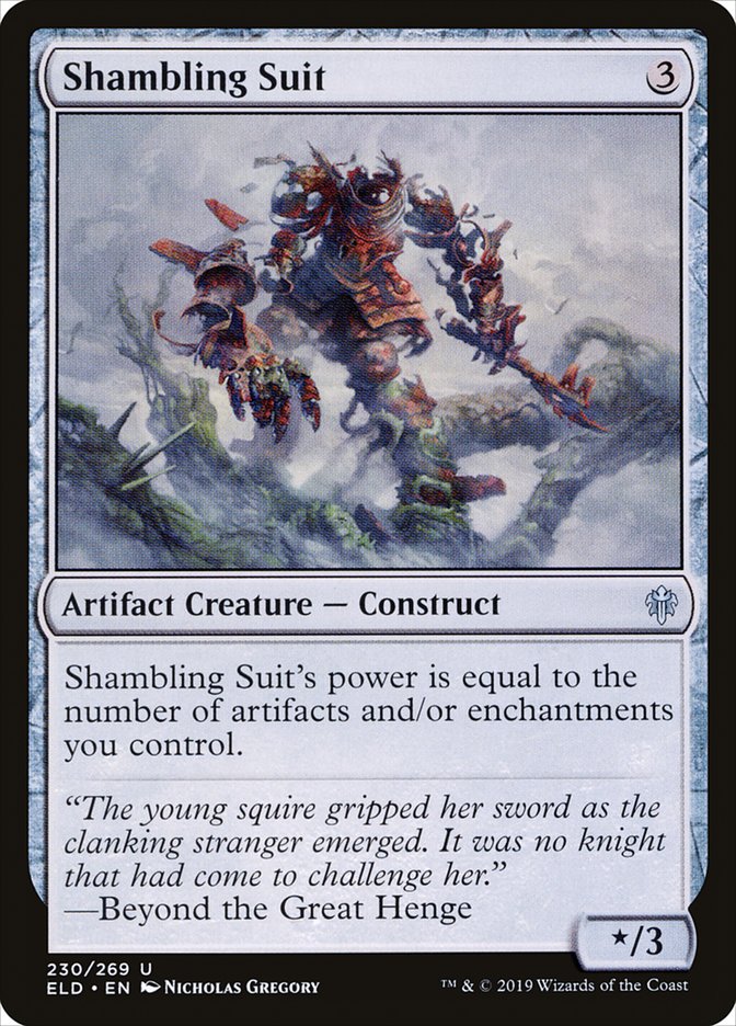 Shambling Suit 230 (Throne of Eldraine)  - Foil | Good Games Adelaide SA