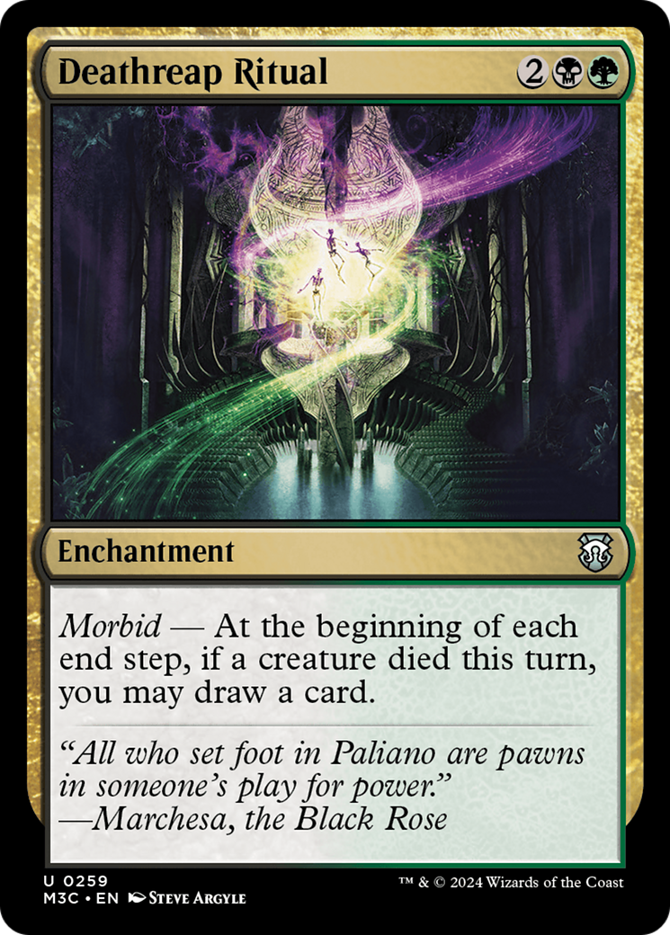 Deathreap Ritual (Ripple Foil) [Modern Horizons 3 Commander] | Good Games Adelaide SA