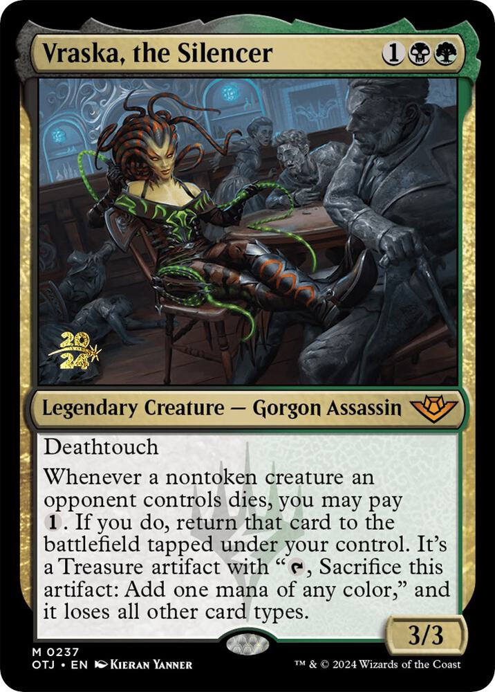 Vraska the Silencer 237 (Prerelease Cards)  - Foil | Good Games Adelaide SA