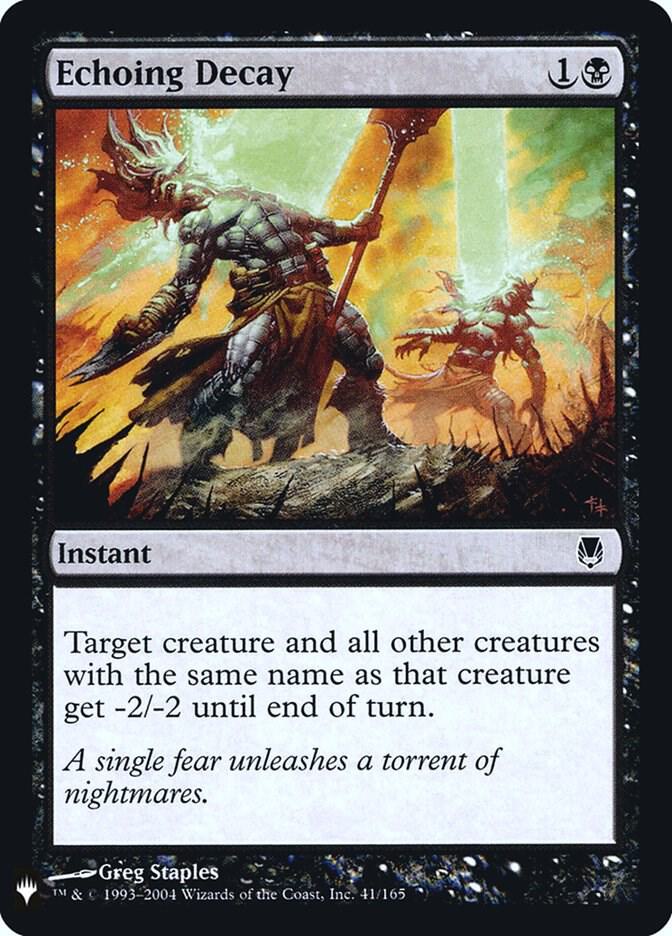 Echoing Decay 41 (The List Reprints)  - Foil | Good Games Adelaide SA