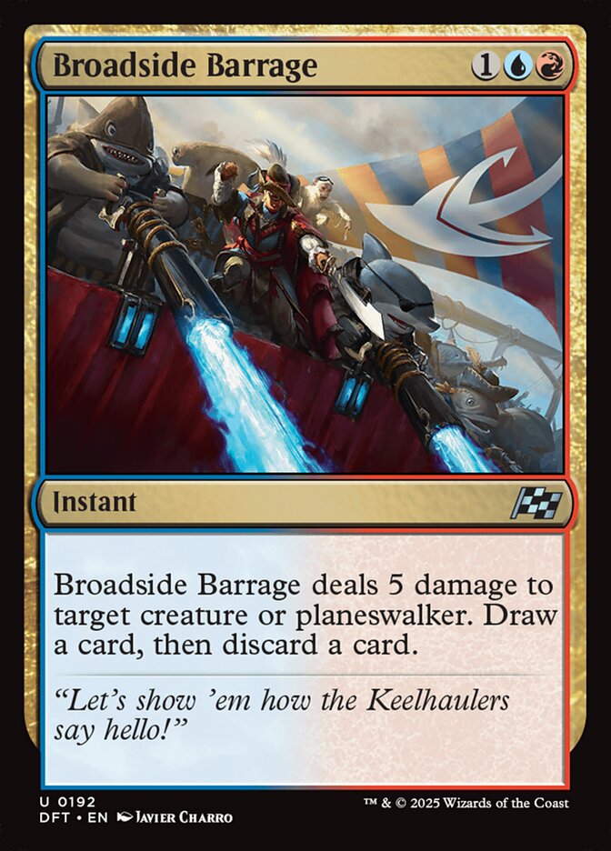 Broadside Barrage 192 (Aetherdrift)  - Foil | Good Games Adelaide SA
