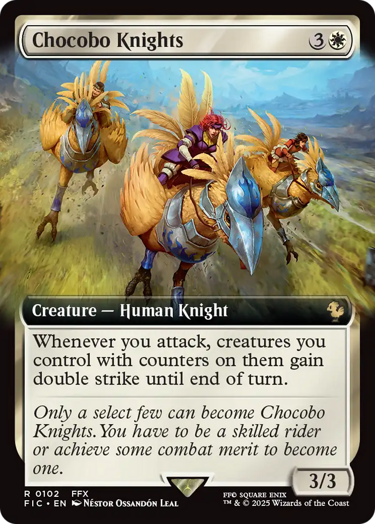 Chocobo Knights (Extended Art) [FINAL FANTASY Commander] | Good Games Adelaide SA