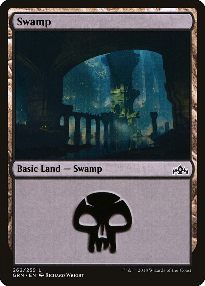 Swamp 262 (Guilds of Ravnica)  | Good Games Adelaide SA