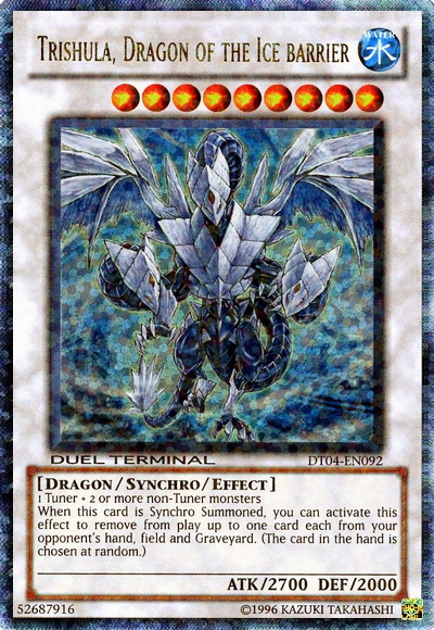 Trishula, Dragon of the Ice Barrier [DT04-EN092] Ultra Rare | Good Games Adelaide SA