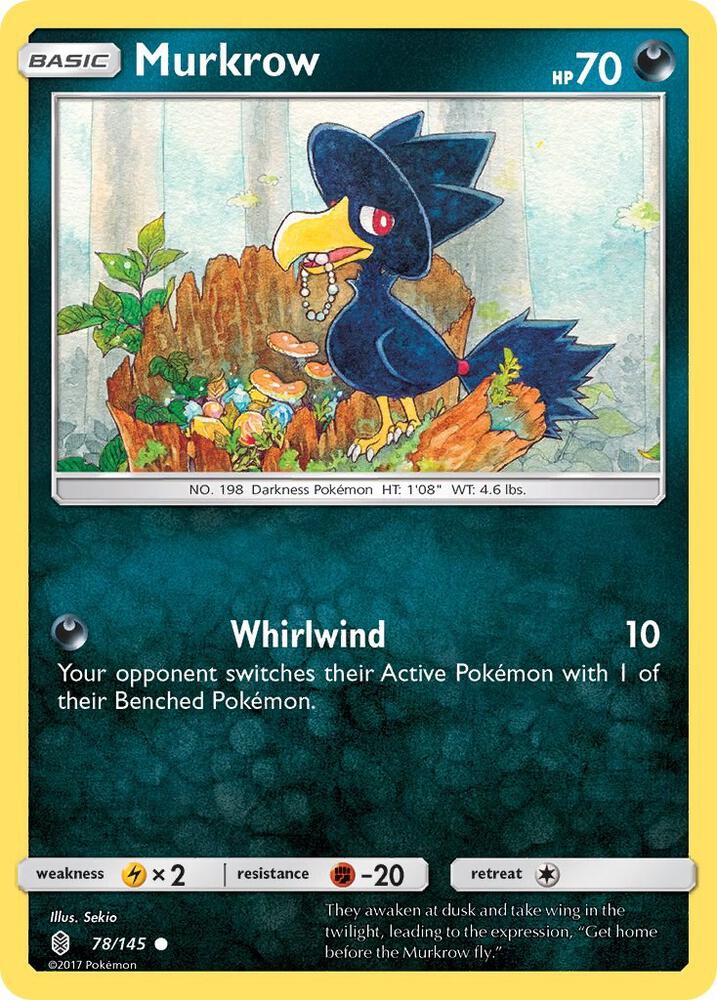 Murkrow 78/145 (SM - Guardians Rising)  | Good Games Adelaide SA