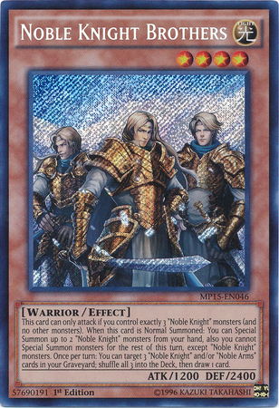 Noble Knight Brothers [MP15-EN046] Secret Rare | Good Games Adelaide SA