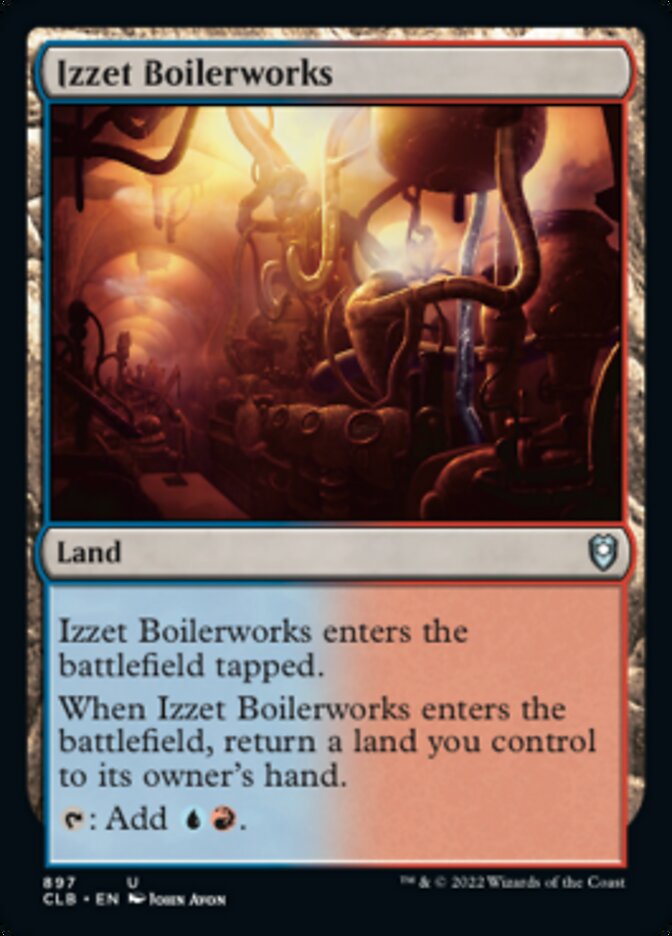 Izzet Boilerworks [Commander Legends: Battle for Baldur's Gate] | Good Games Adelaide SA