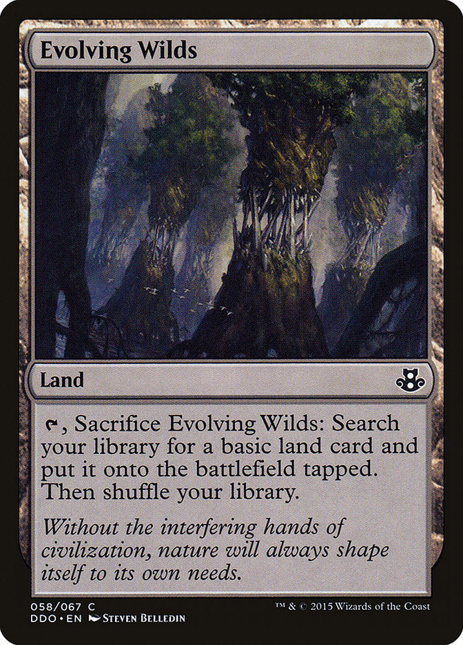 Evolving Wilds [Duel Decks: Elspeth vs. Kiora] | Good Games Adelaide SA