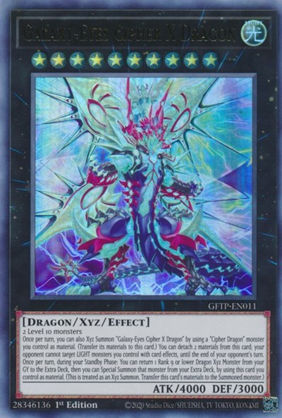 Galaxy-Eyes Cipher X Dragon [GFTP-EN011] Ultra rare | Good Games Adelaide SA