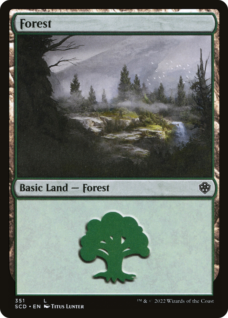 Forest (351) [Starter Commander Decks] | Good Games Adelaide SA