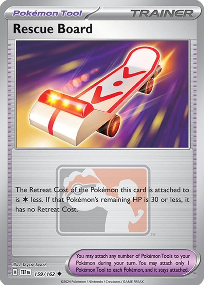 Rescue Board 159 162 League Promo 159/162 (League & Championship Cards)  - Reverse Holofoil | Good Games Adelaide SA