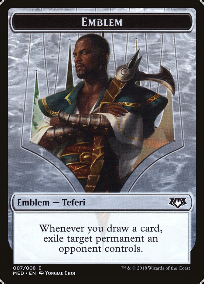 Emblem - Teferi, Hero of Dominaria [Mythic Edition Tokens] | Good Games Adelaide SA