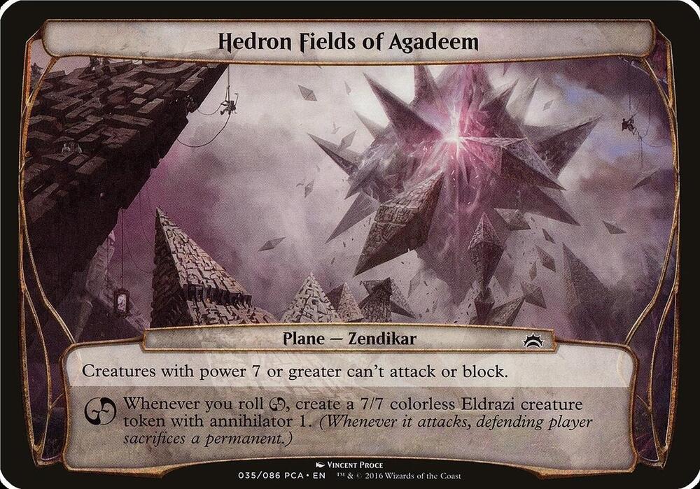 Hedron Fields of Agadeem Planechase Anthology  (Oversize Cards)  | Good Games Adelaide SA