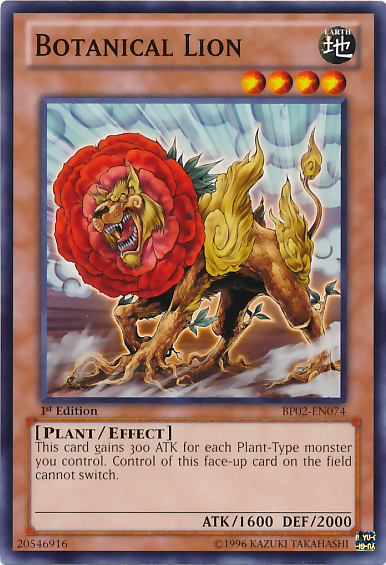 Botanical Lion [BP02-EN074] Mosaic Rare | Good Games Adelaide SA