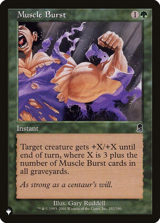 Muscle Burst 252/350 (The List Reprints)  | Good Games Adelaide SA