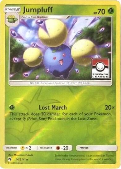 Jumpluff 14 214 Pokemon League 014/214 (League & Championship Cards)  - Reverse Holofoil | Good Games Adelaide SA