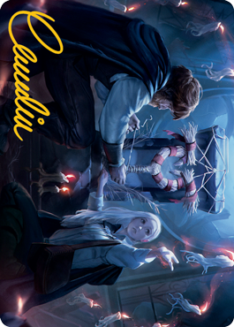 Faithful Mending Art Card (Gold-Stamped Signature) [Innistrad: Midnight Hunt Art Series] | Good Games Adelaide SA