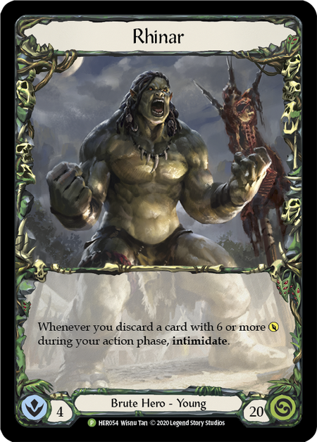 Rhinar [HER054] (Promo)  Cold Foil | Good Games Adelaide SA