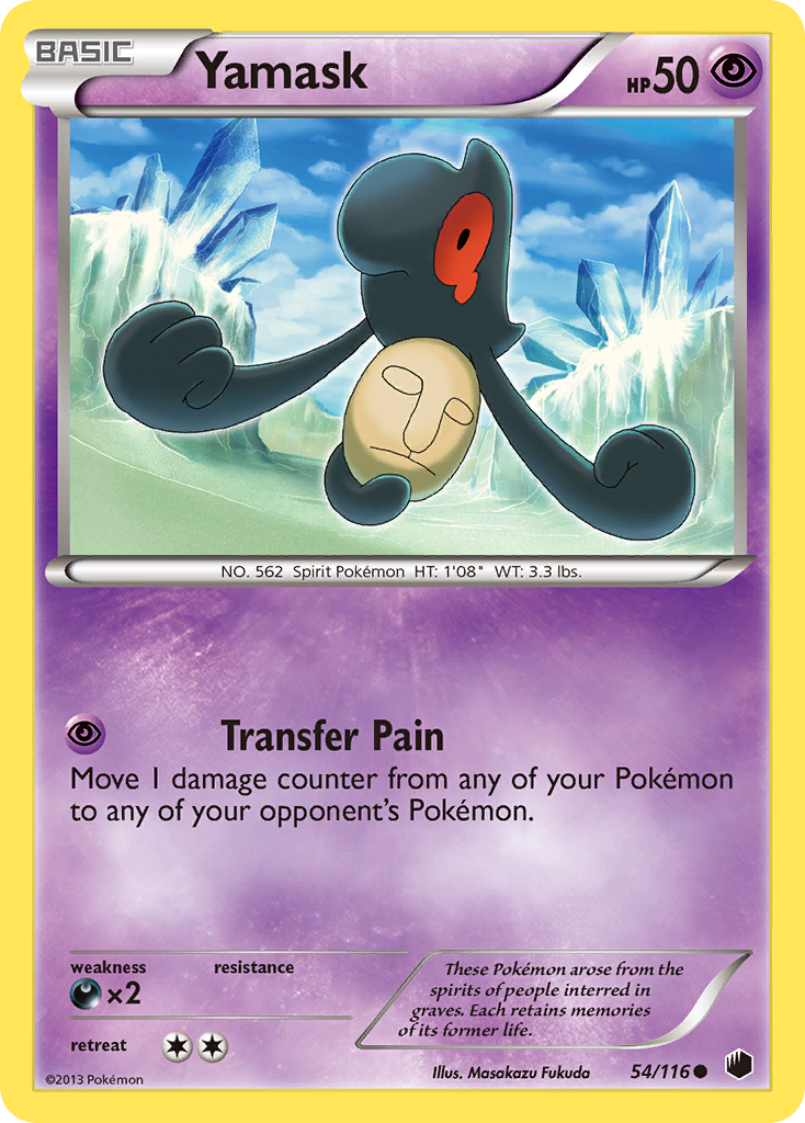 Yamask (54/116) [Black & White: Plasma Freeze] | Good Games Adelaide SA