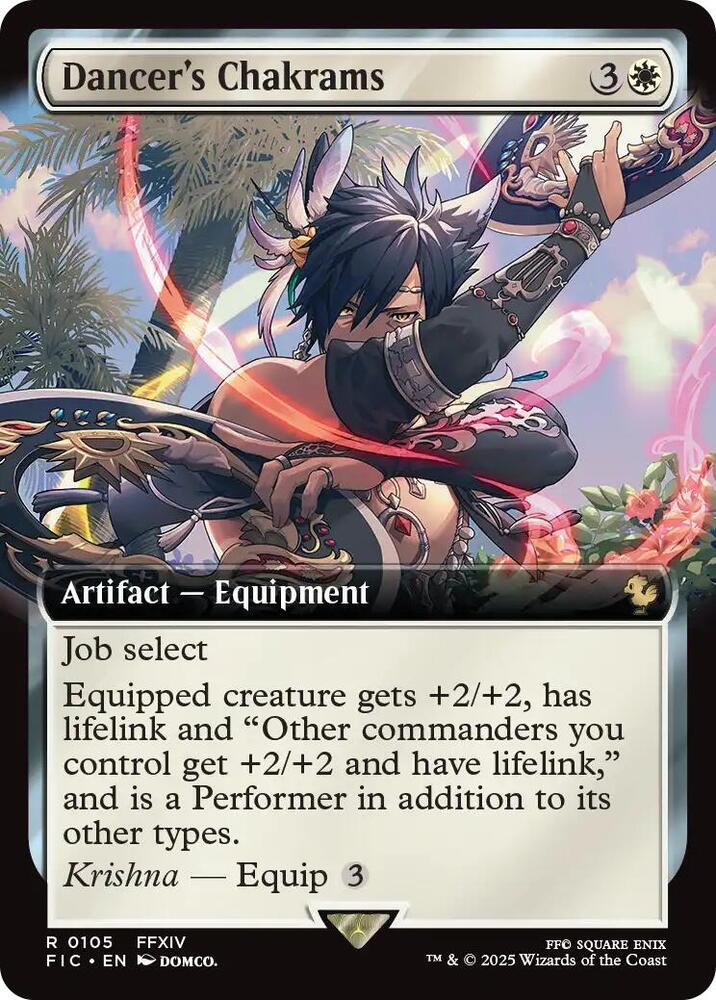 Dancer's Chakrams 105 (Commander: FINAL FANTASY)  - Foil | Good Games Adelaide SA