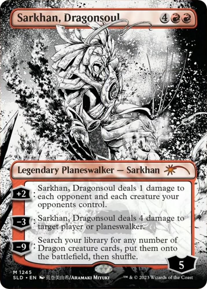 Sarkhan Dragonsoul Borderless 1245 (Secret Lair Drop Series)  - Foil | Good Games Adelaide SA