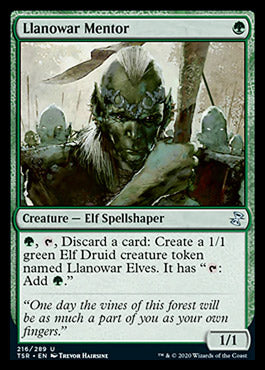 Llanowar Mentor [Time Spiral Remastered] | Good Games Adelaide SA