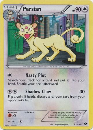 Persian 81 99 Cosmos Holo 081/099 (Blister Exclusives)  - Holofoil | Good Games Adelaide SA