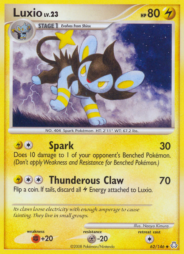 Luxio (62/146) [Diamond & Pearl: Legends Awakened] | Good Games Adelaide SA