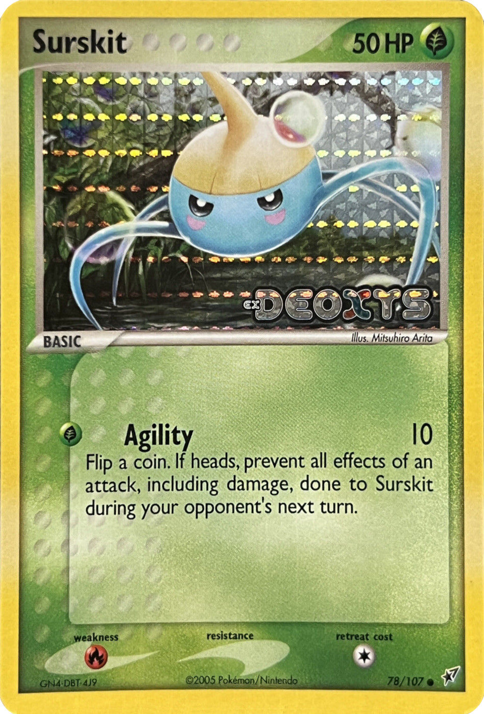 Surskit (78/107) (Stamped) [EX: Deoxys] | Good Games Adelaide SA