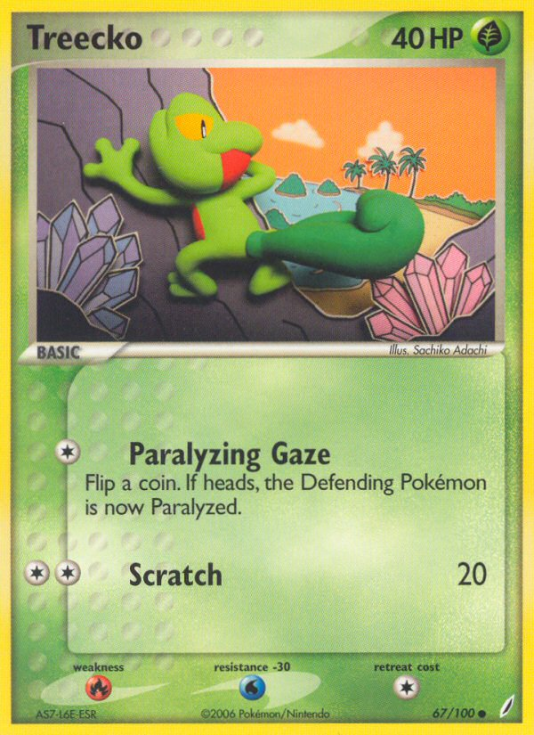 Treecko (67/100) [EX: Crystal Guardians] | Good Games Adelaide SA