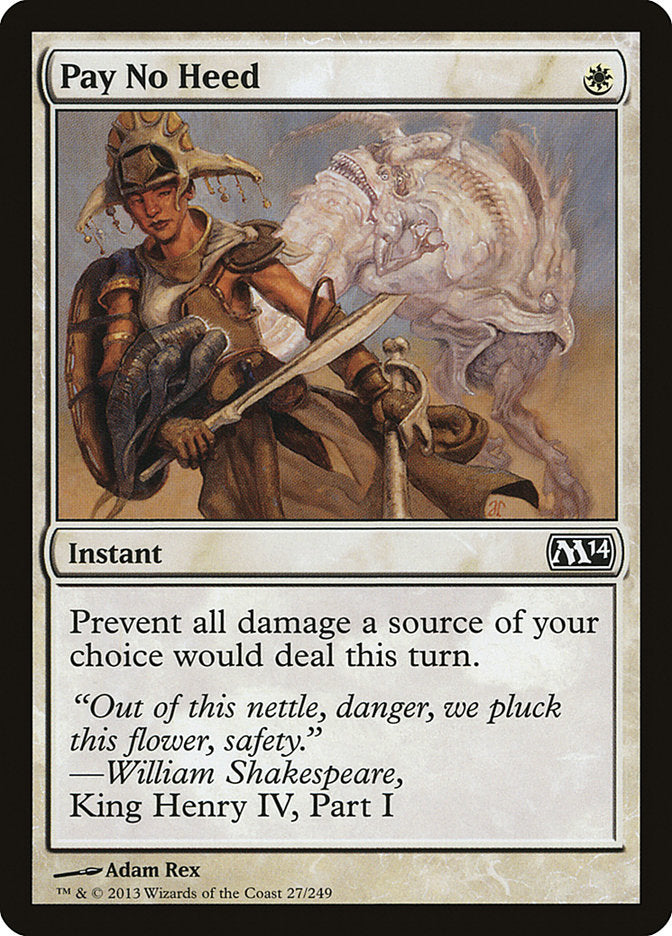 Pay No Heed [Magic 2014] | Good Games Adelaide SA