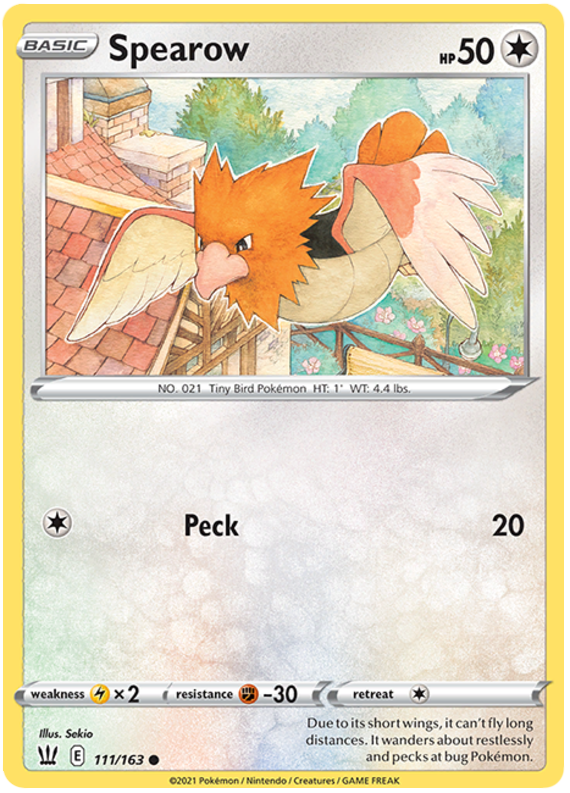 Spearow (111/163) [Sword & Shield: Battle Styles] | Good Games Adelaide SA