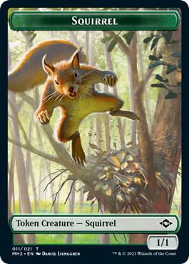 Squirrel Phyrexian Germ Double Sided Token 11 // 3 (Modern Horizons 2)  | Good Games Adelaide SA