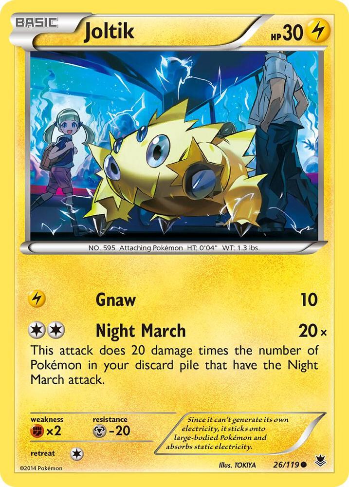 Joltik 26/119 (XY - Phantom Forces)  | Good Games Adelaide SA