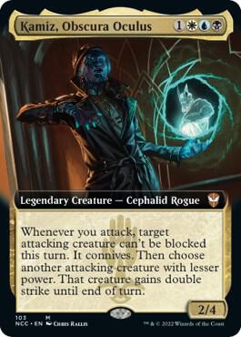 Kamiz Obscura Oculus Extended Art 103 (Commander: Streets of New Capenna)  - Foil | Good Games Adelaide SA