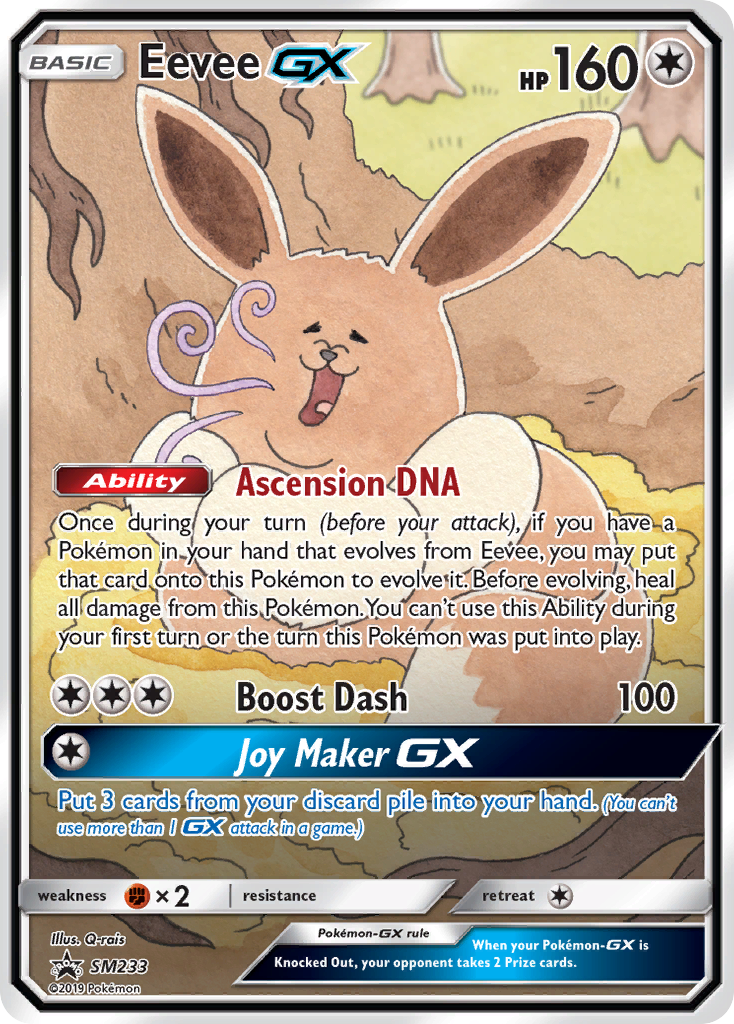 Eevee GX (SM233) [Sun & Moon: Black Star Promos] | Good Games Adelaide SA