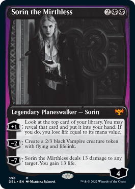 Sorin the Mirthless [Innistrad: Double Feature] | Good Games Adelaide SA