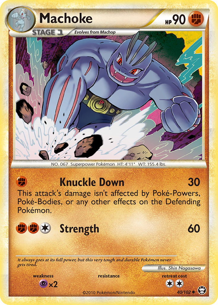 Machoke (40/102) [HeartGold & SoulSilver: Triumphant] | Good Games Adelaide SA