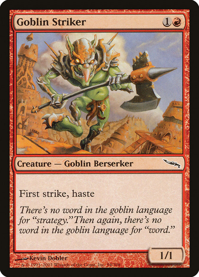 Goblin Striker 94 (Mirrodin)  - Foil | Good Games Adelaide SA