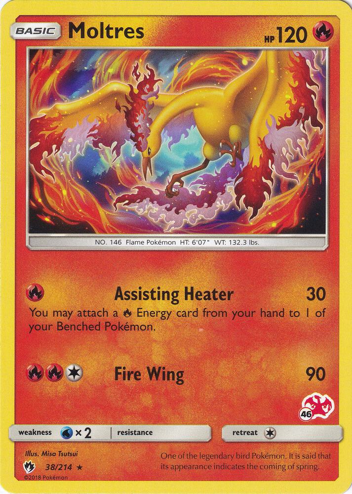 Moltres 38 214 46 Charizard Stamped 038/214 (Battle Academy)  | Good Games Adelaide SA