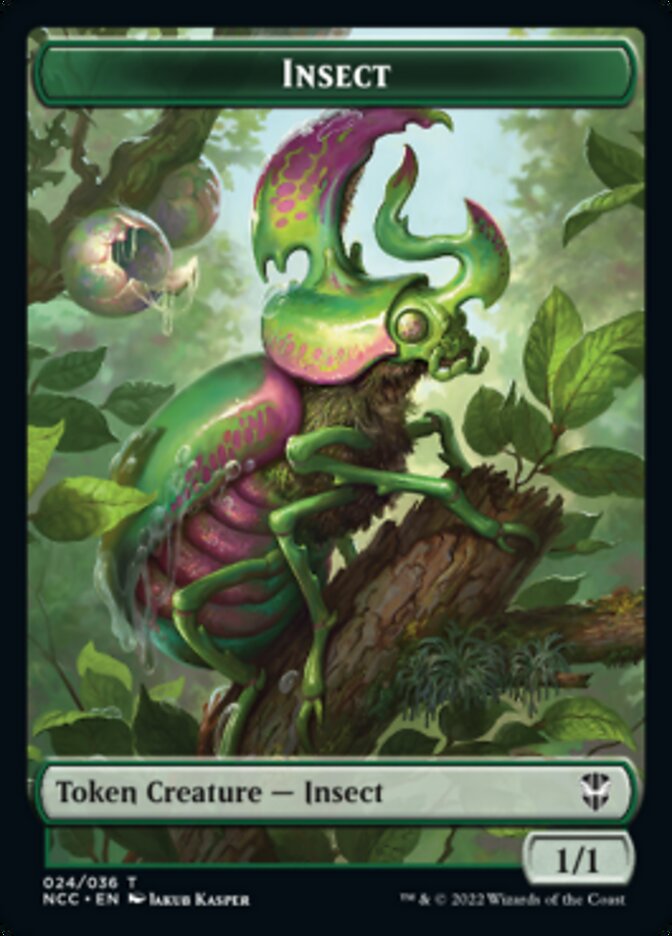 Ogre // Insect Double-sided Token [Streets of New Capenna Commander Tokens] | Good Games Adelaide SA
