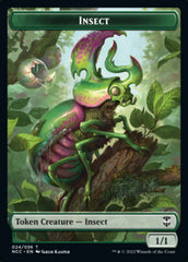 Ogre // Insect Double-sided Token [Streets of New Capenna Commander Tokens] | Good Games Adelaide SA