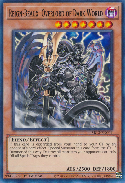 Reign-Beaux, Overlord of Dark World [SR13-EN004] Common | Good Games Adelaide SA