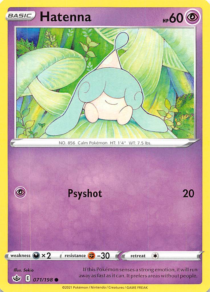 Hatenna (071/198) [Sword & Shield: Chilling Reign] | Good Games Adelaide SA