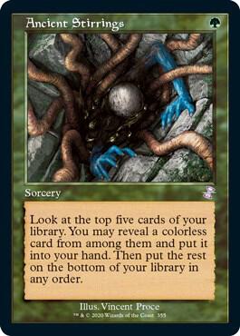 Ancient Stirrings 355 (Time Spiral: Remastered)  - Foil | Good Games Adelaide SA