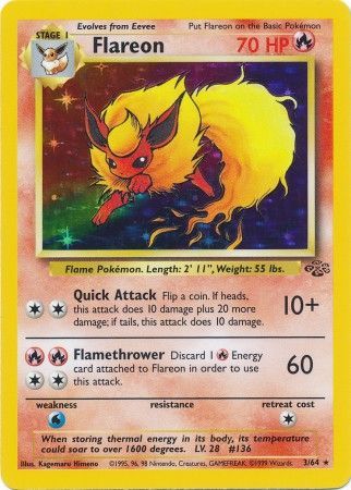 Flareon (3/64) [Jungle Unlimited] | Good Games Adelaide SA