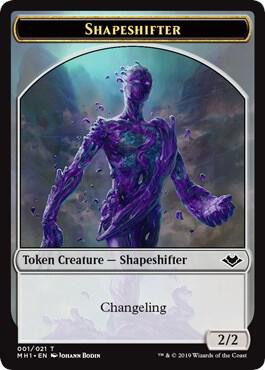 Shapeshifter Angel Double Sided Token 1 // 2 (Modern Horizons)  | Good Games Adelaide SA