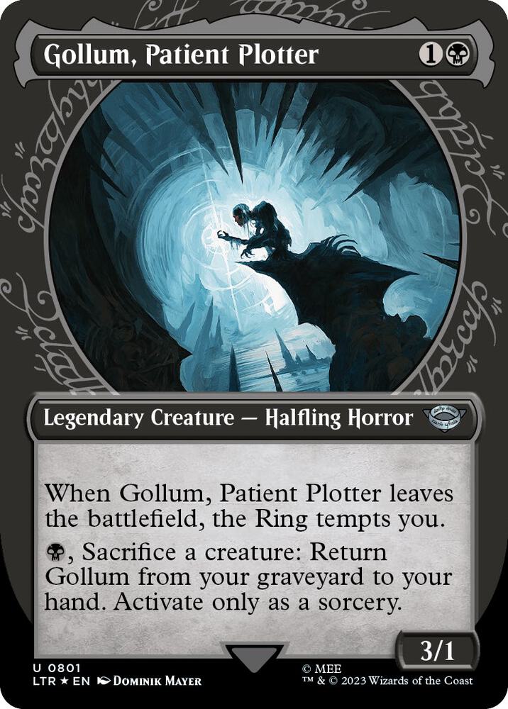 Gollum, Patient Plotter 801 (Universes Beyond: The Lord of the Rings: Tales of Middle-earth)  - Showcase Surge Foil | Good Games Adelaide SA