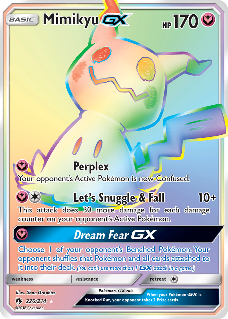 Mimikyu GX (226/214) [Sun & Moon: Lost Thunder] | Good Games Adelaide SA