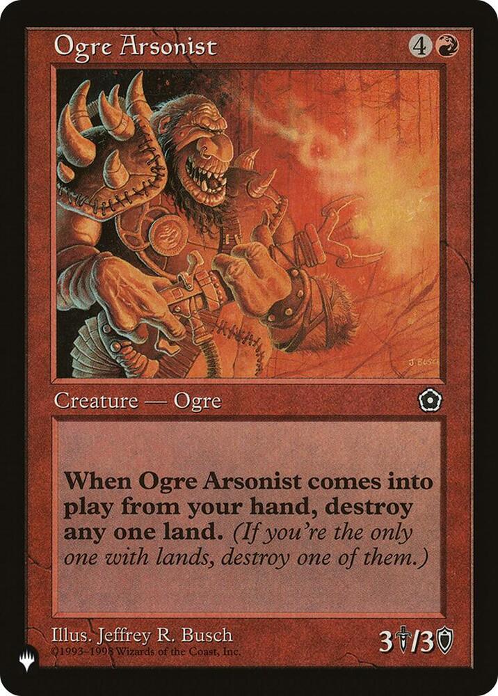 Ogre Arsonist  (The List Reprints)  | Good Games Adelaide SA